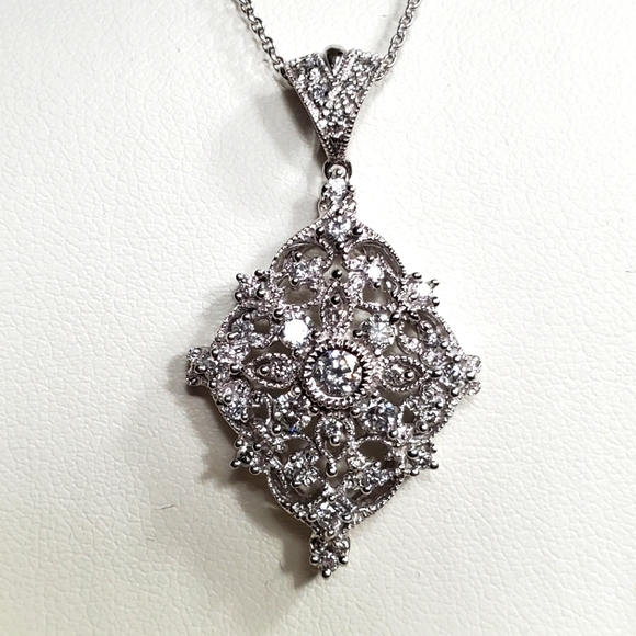 14K White Gold Necklace